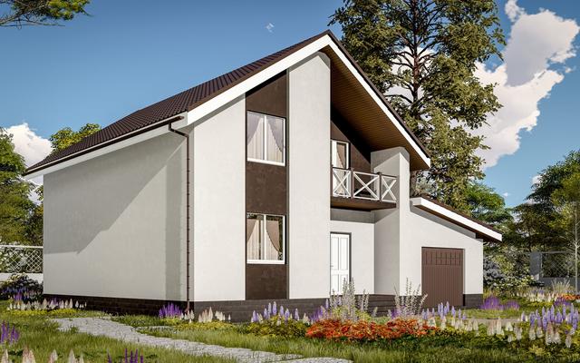 Проект двухэтажного дома 160 кв.м.