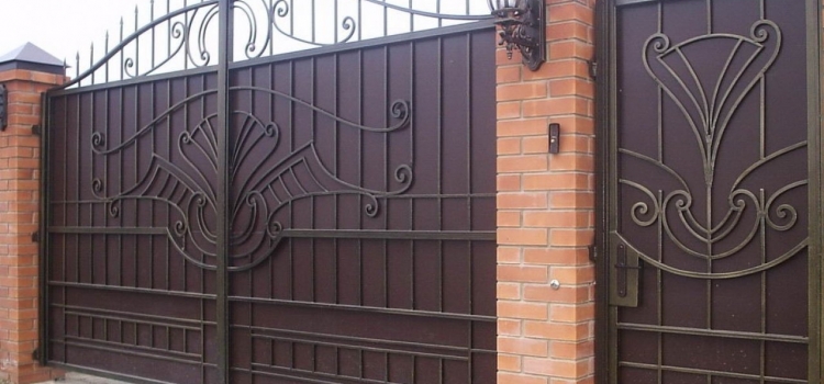 ворота для частного дома